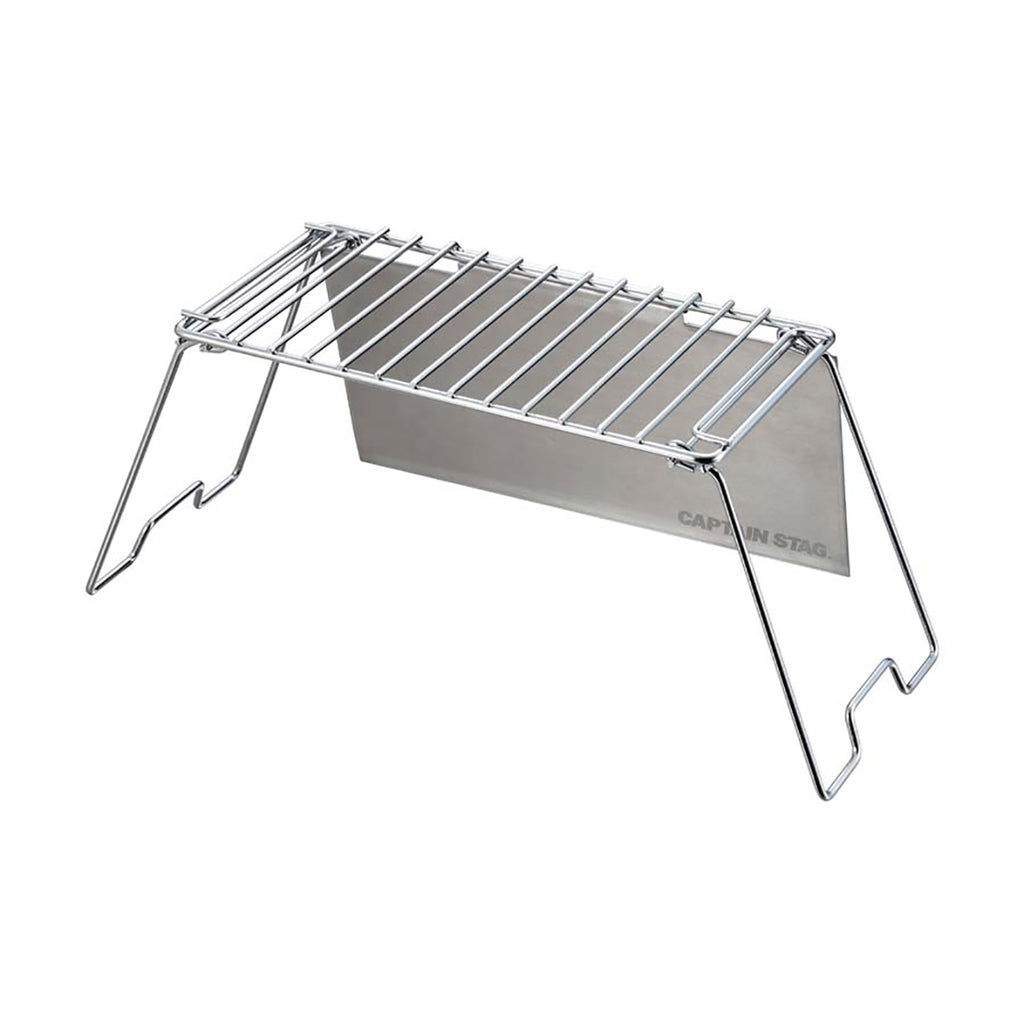 CAPTAIN STAG Stove Stand Table with Windshield
