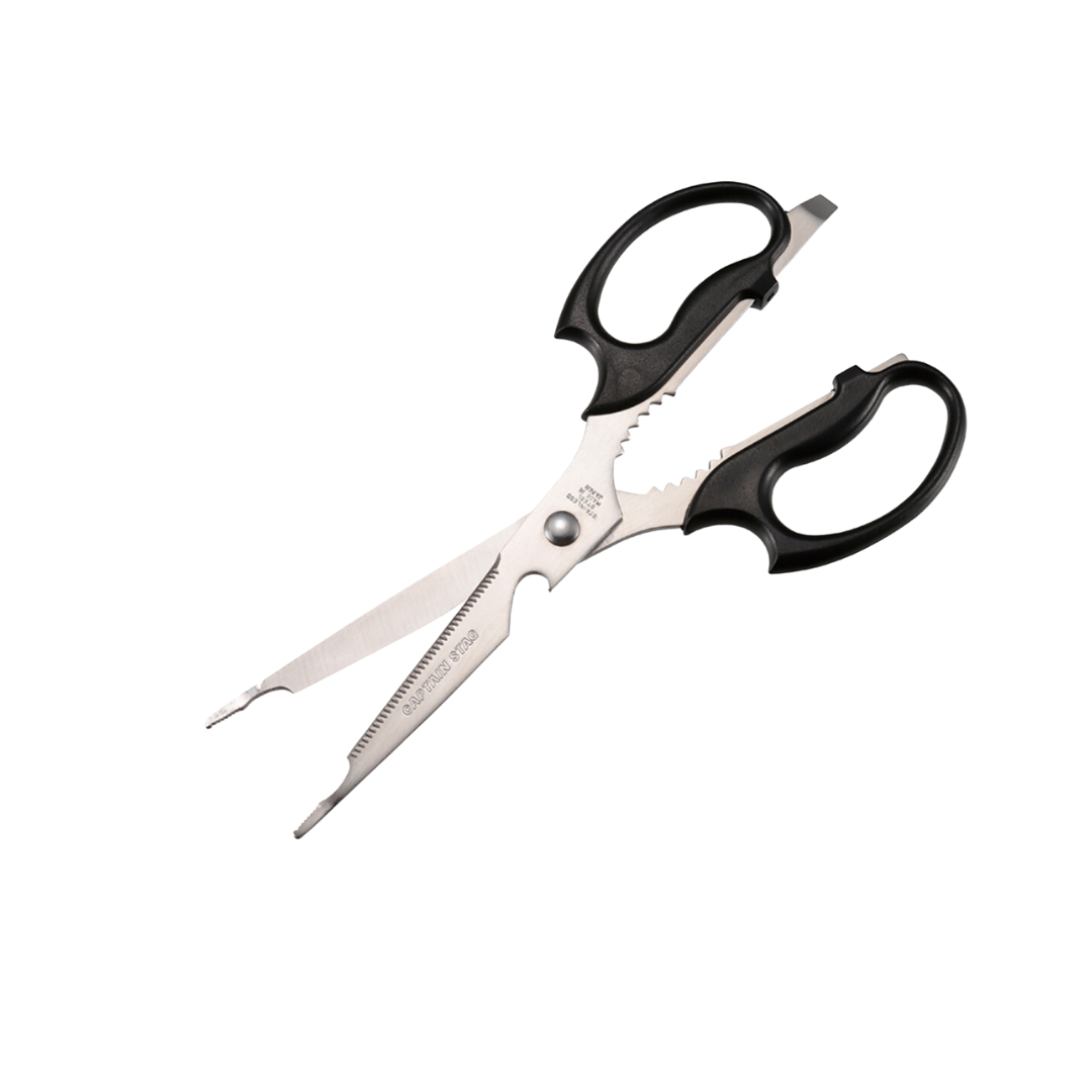 CAPTAIN STAG All Purpose Kitchen Scissors With Tongs