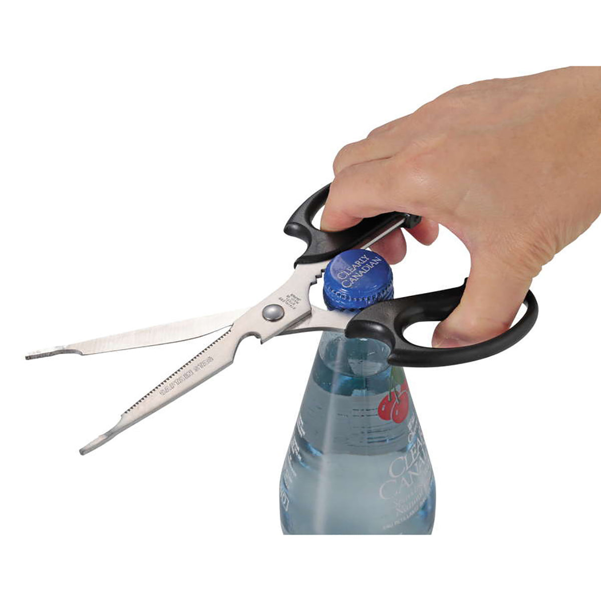 CAPTAIN STAG All Purpose Kitchen Scissors With Tongs
