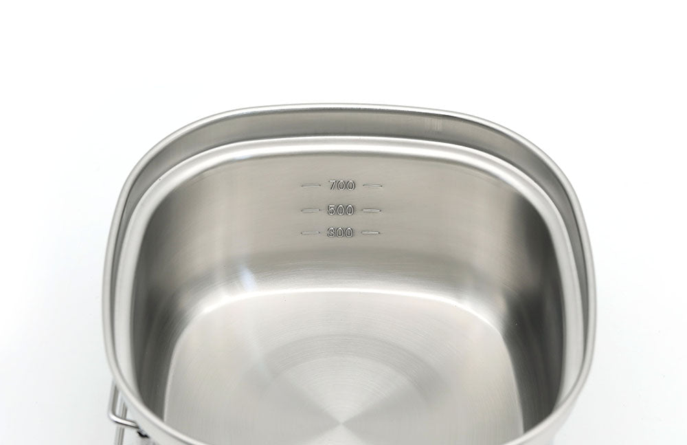CAPTAIN STAG Square Ramen Cooker 1.3L Pot
