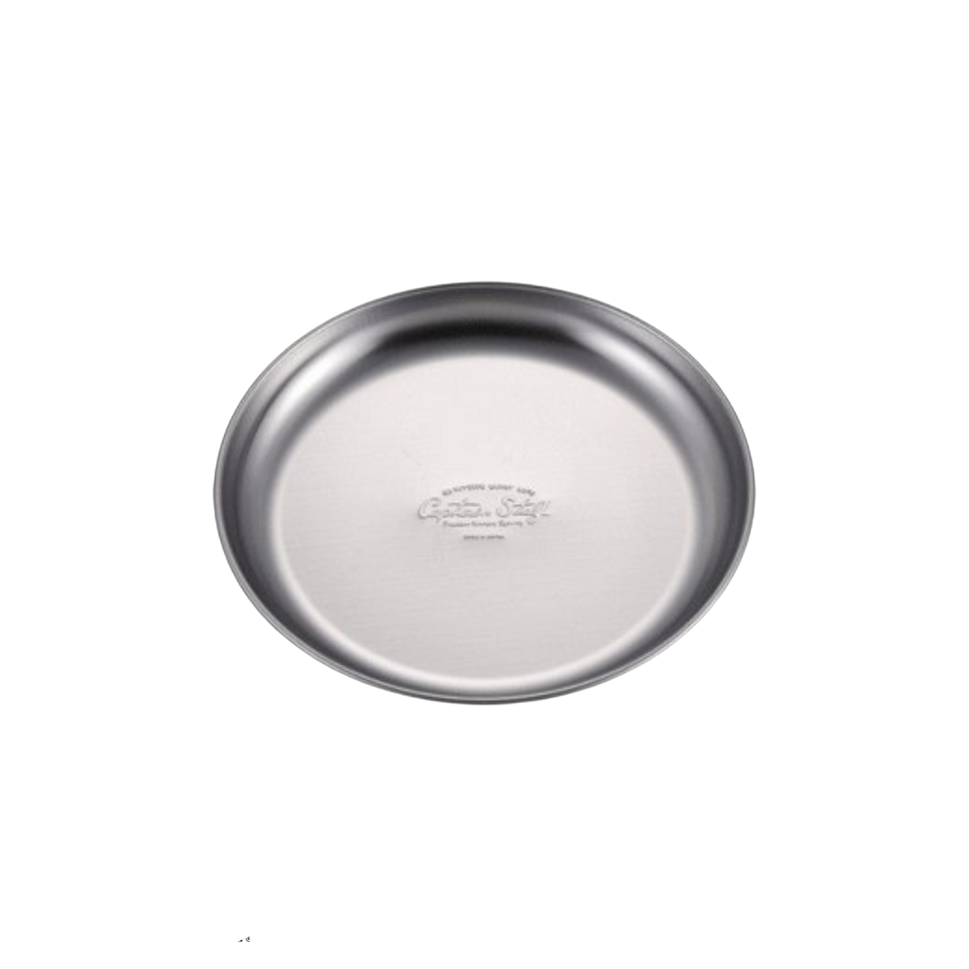 CAPTAIN STAG Stainless Steel Plate 16cm
