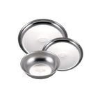 CAPTAIN STAG Stainless Steel Plate 16cm