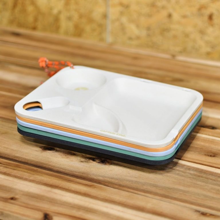 CAPTAIN STAG Take Fiber Lunch Plate Square 26cm