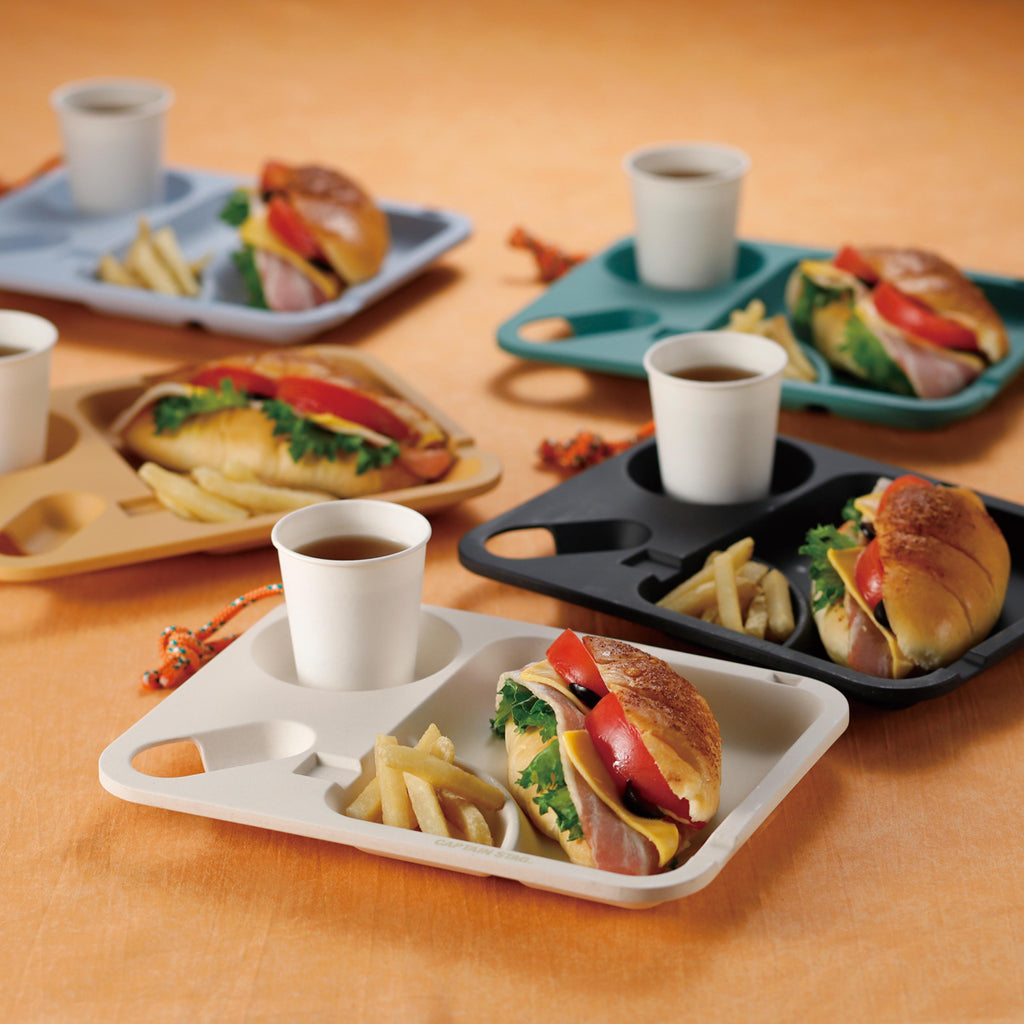 CAPTAIN STAG Take Fiber Lunch Plate Square 26cm