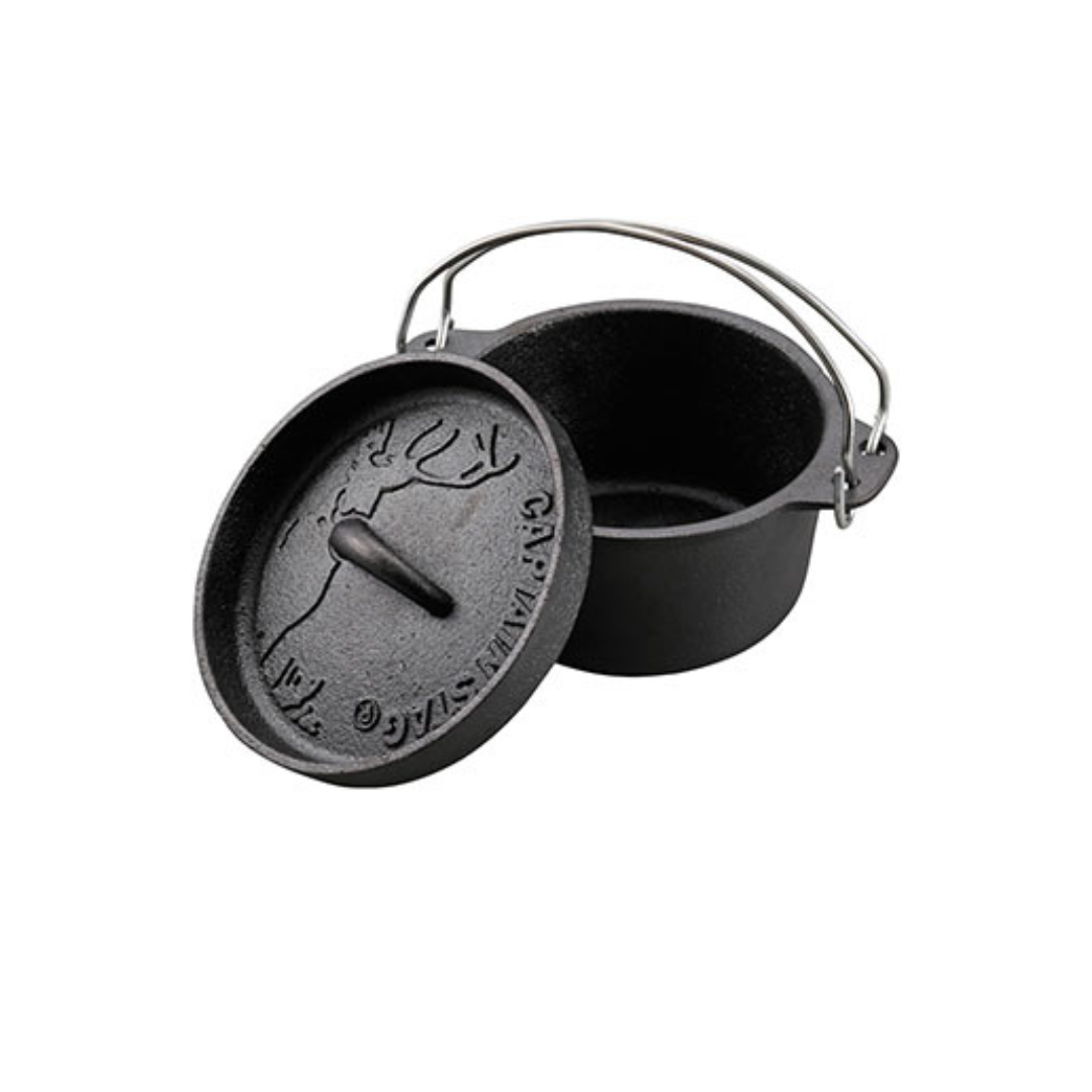 CAPTAIN STAG Round Dutch Oven Small 14cm
