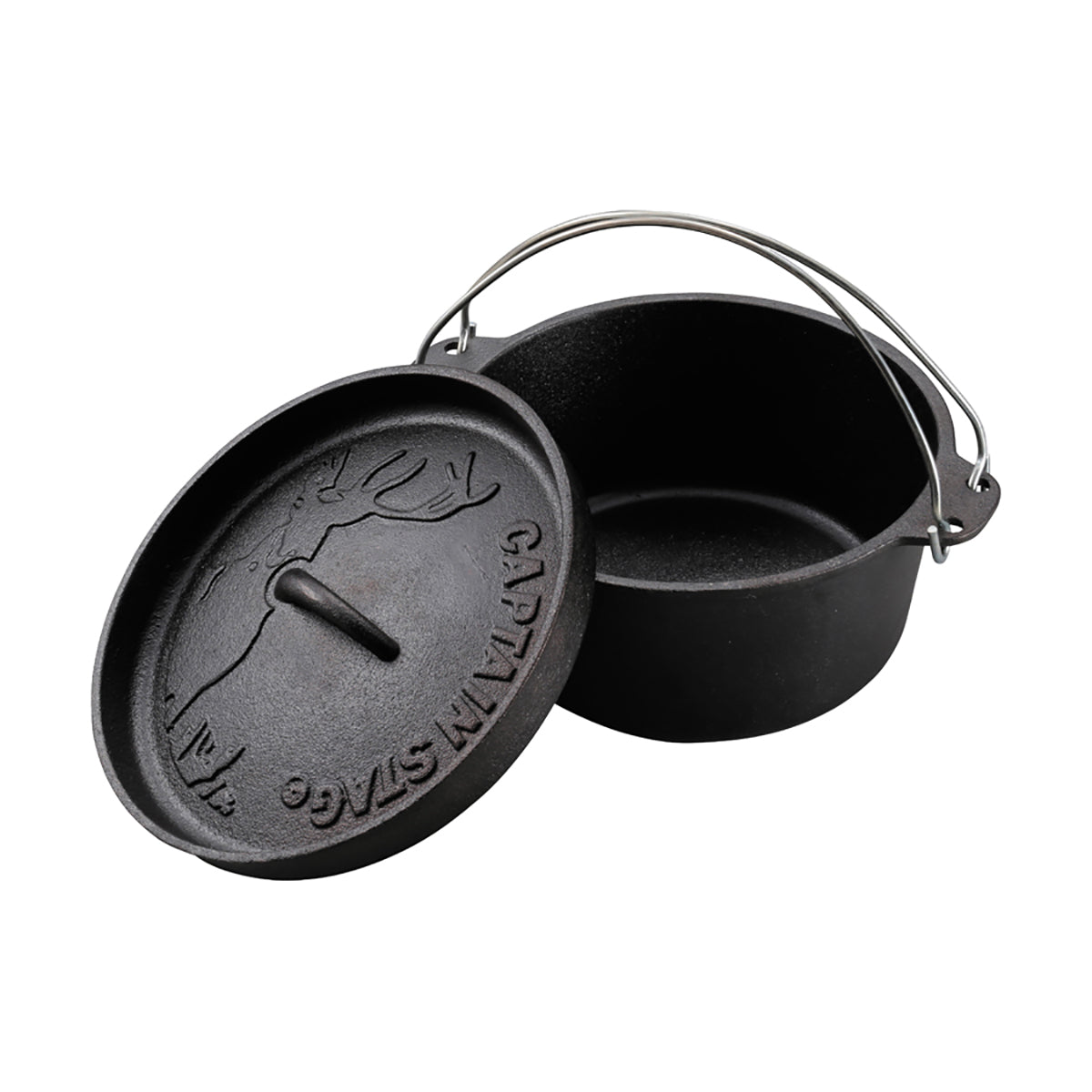 CAPTAIN STAG Round Dutch Oven Small 14cm