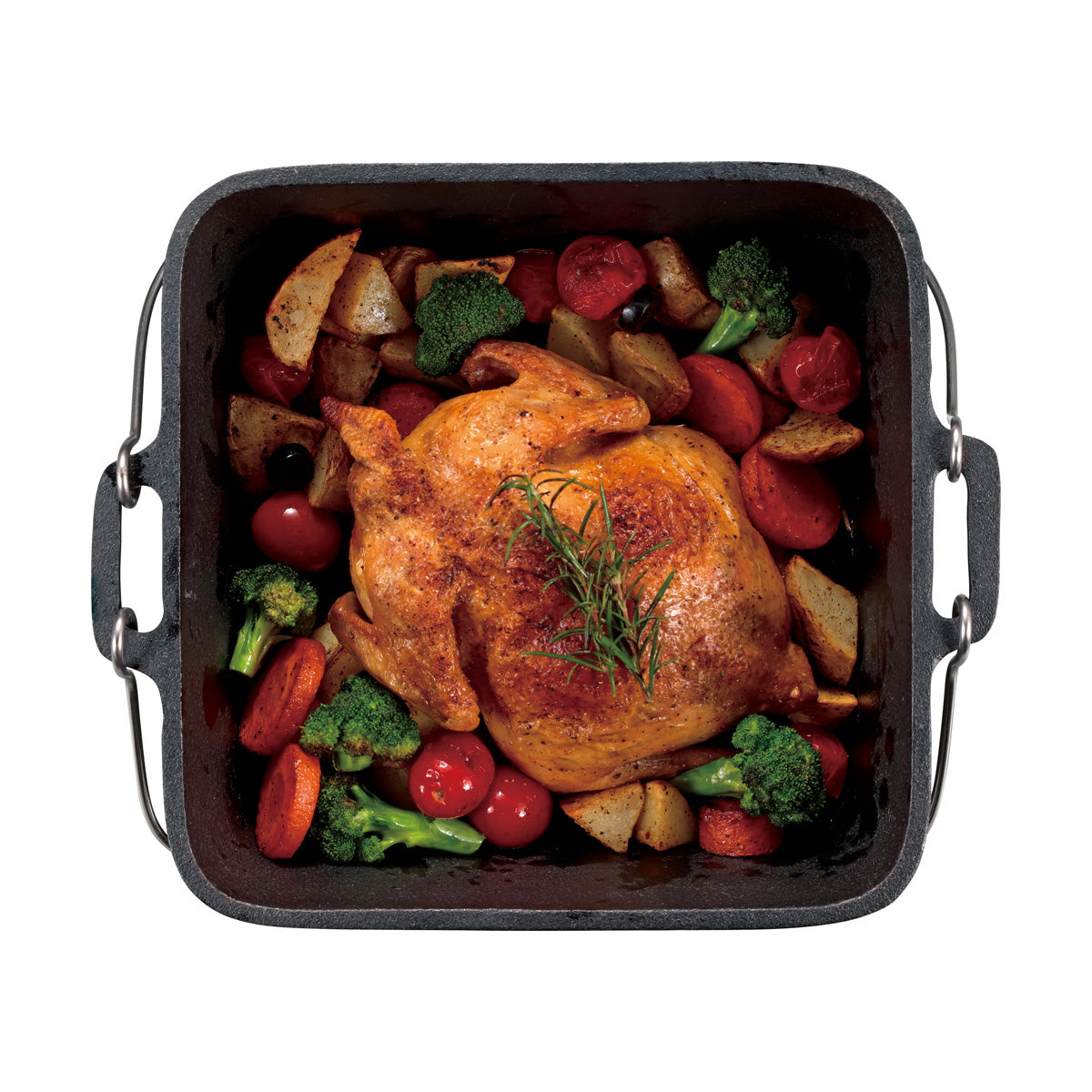 CAPTAIN STAG Square Dutch Oven 25cm