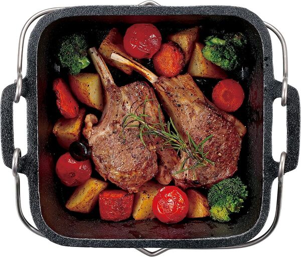 CAPTAIN STAG Square Dutch Oven 25cm