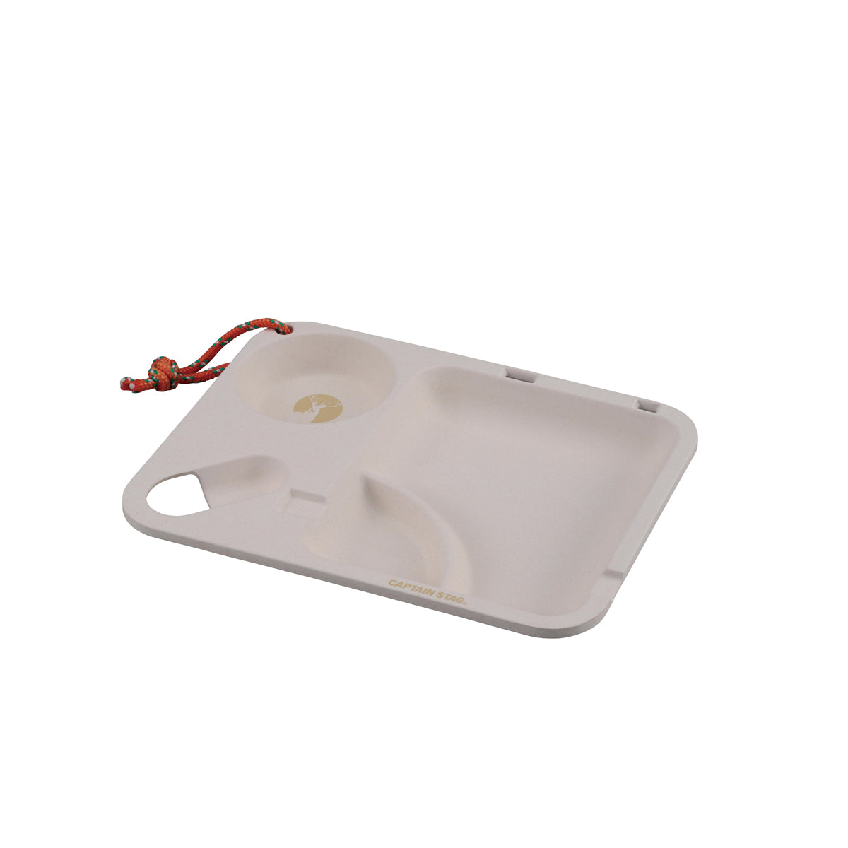 CAPTAIN STAG Take Fiber Lunch Plate Square 26cm