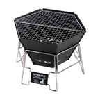 CAPTAIN STAG Black Label Hexa Stainless Fire Grill