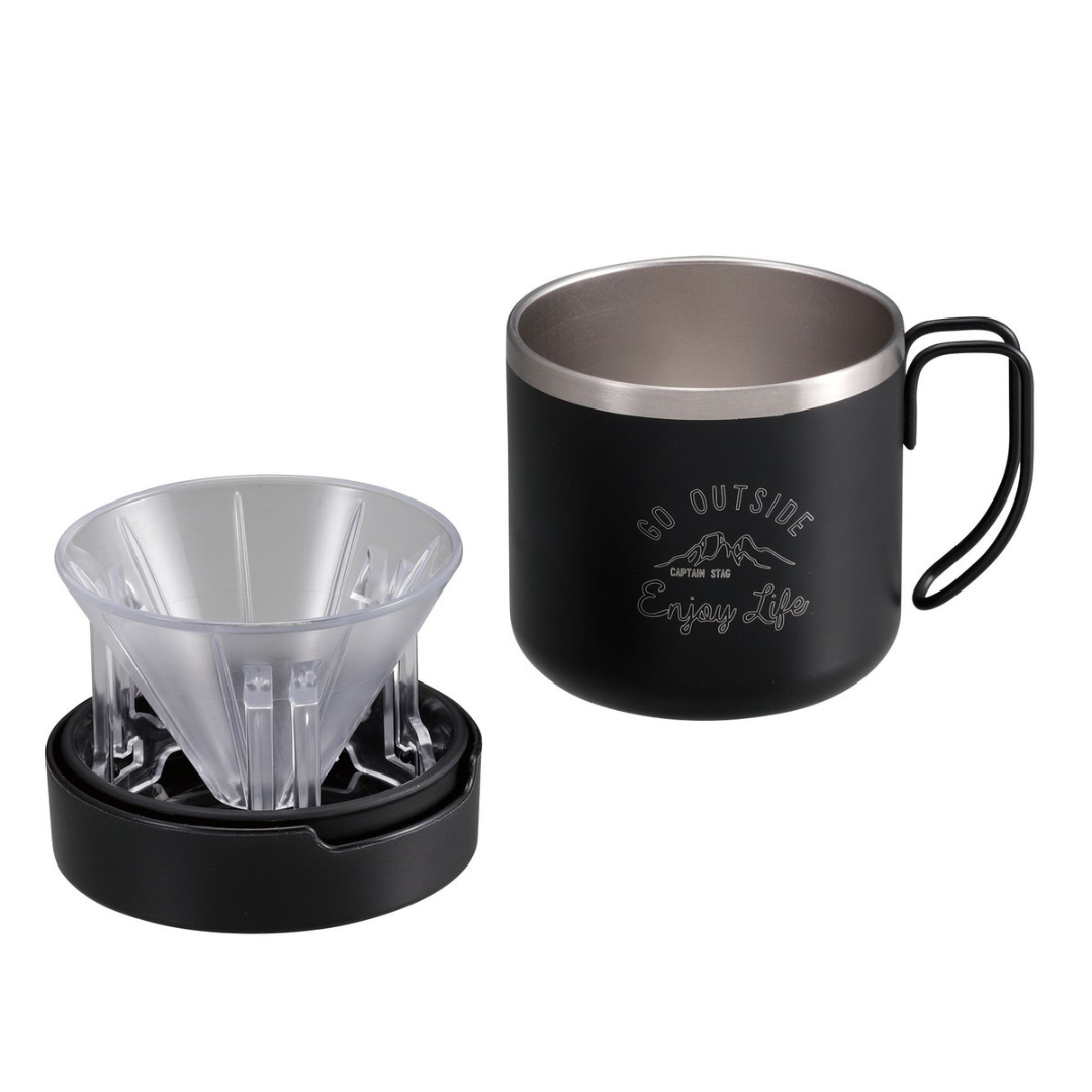 CAPTAIN STAG Pop-Up Coffee Dripper with Lid