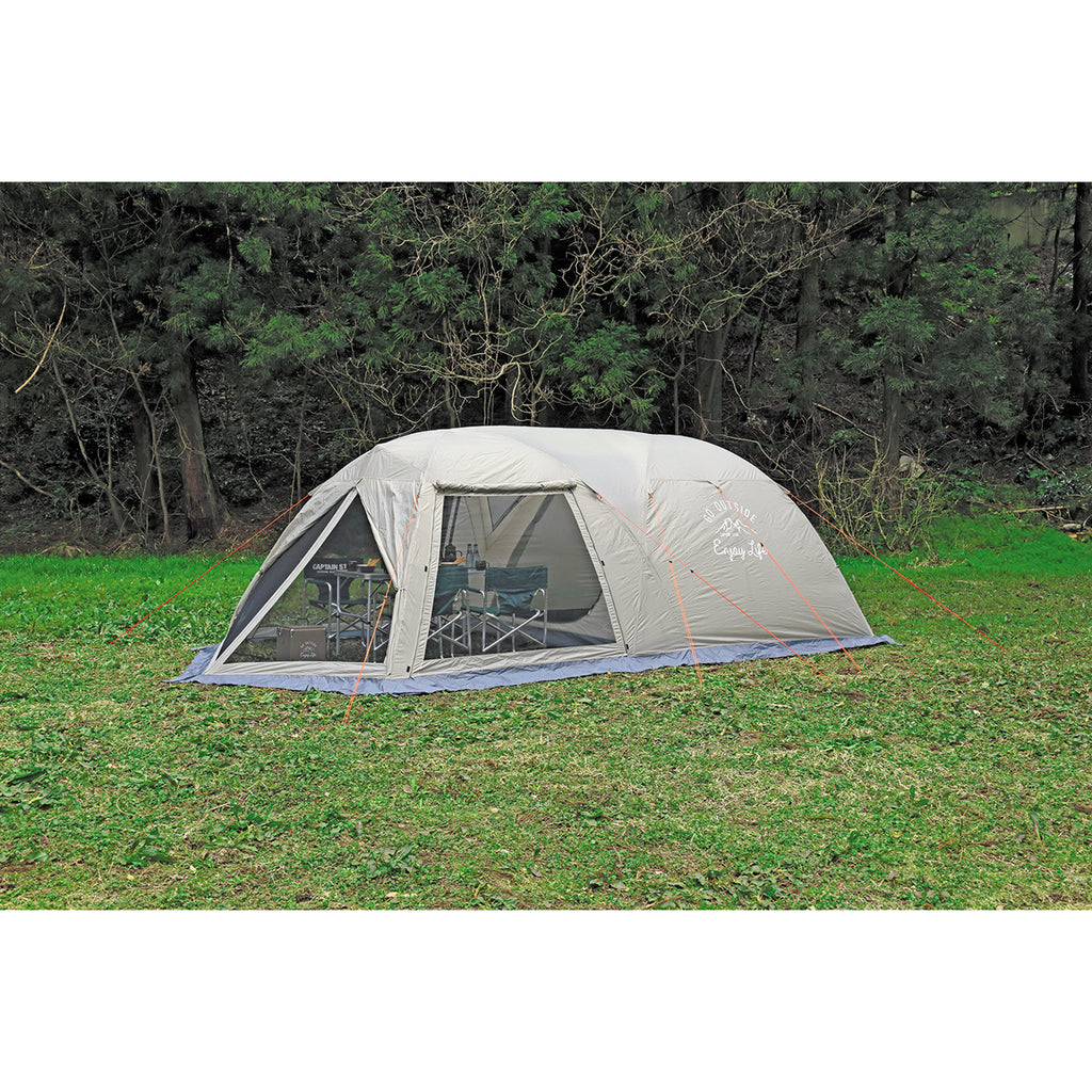 CAPTAIN STAG Monte Screen Two Room Dome 6 Person