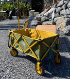 CAPTAIN STAG Campout 4-wheel Carry Trolley Wagon