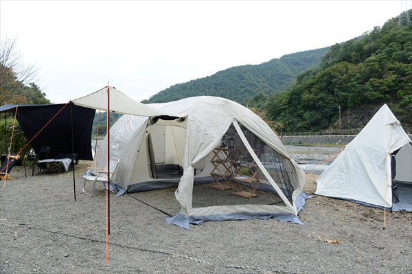 CAPTAIN STAG Monte Screen Two Room Dome 6 Person