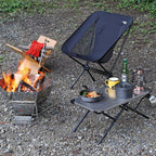 CAPTAIN STAG Two Way Stainless Embossed Table