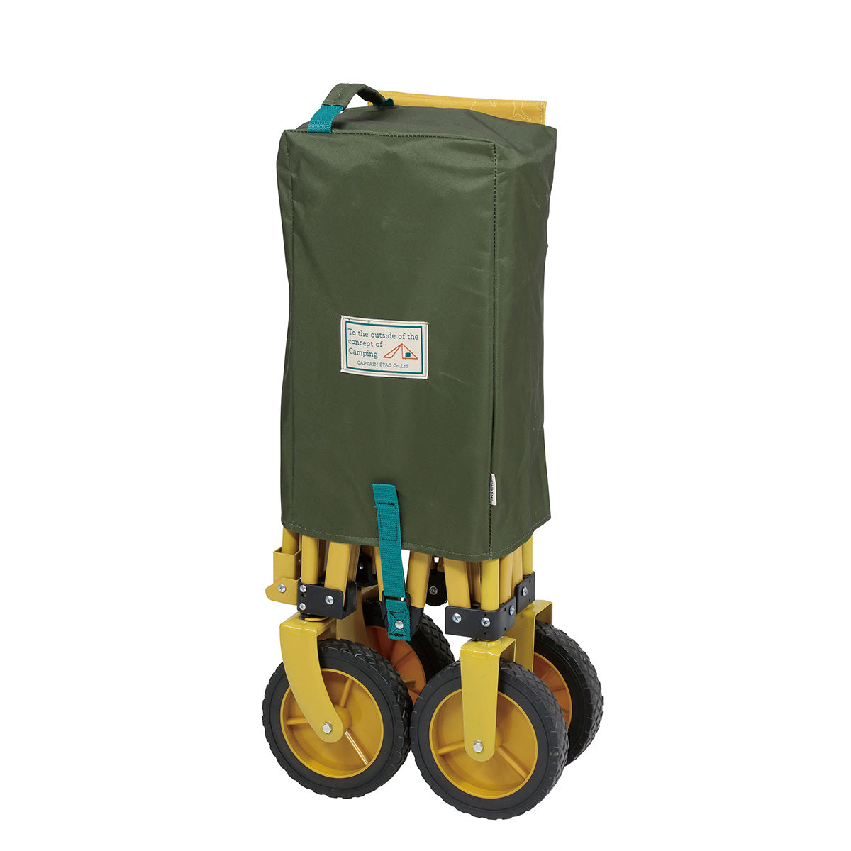 CAPTAIN STAG Campout 4-wheel Carry Trolley Wagon