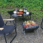CAPTAIN STAG Black Label Aluminum Two-Way Roll Table