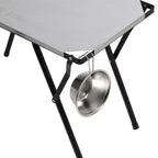 CAPTAIN STAG Two Way Stainless Embossed Table