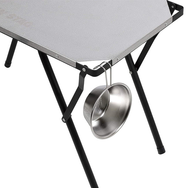CAPTAIN STAG Two Way Stainless Embossed Table