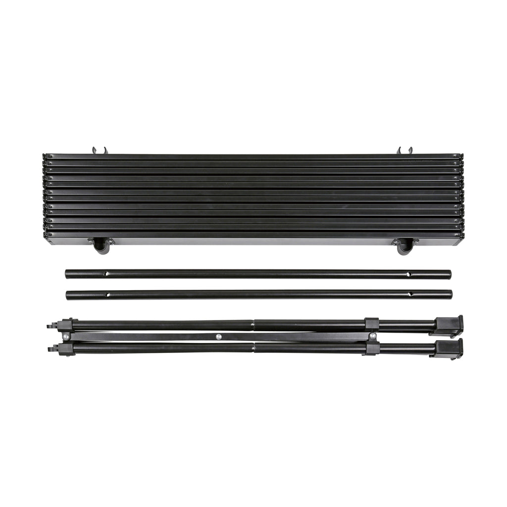 CAPTAIN STAG Black Label Aluminum Two-Way Roll Table