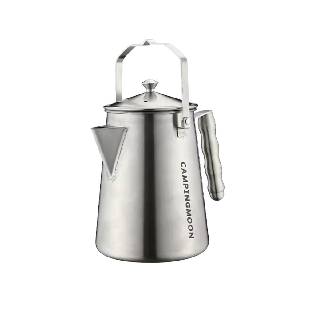 CAMPINGMOON SW-6 Silver Stainless Steel Kettle 1.5L