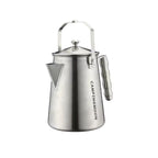 CAMPINGMOON SW-6 Silver Stainless Steel Kettle 1.5L