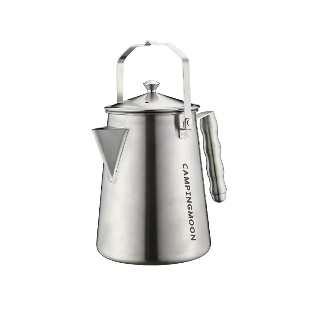 CAMPINGMOON SW-6 Silver Stainless Steel Kettle 1.5L