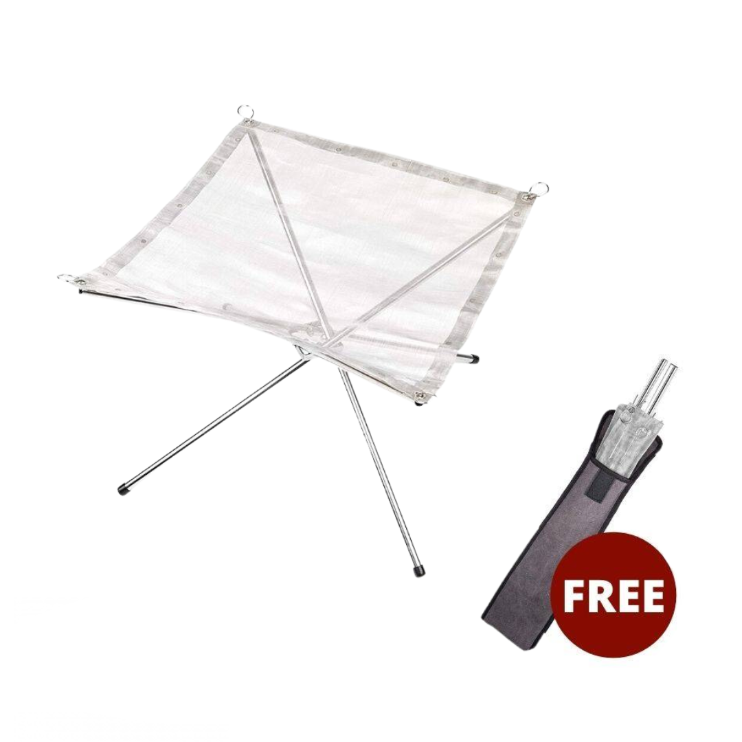 CAMPINGMOON MT-012 Small Fire Stand Mesh Bonfire Base