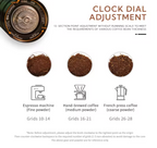 CAMPINGMOON CC-152-BK Portable Manual Coffee Grinder