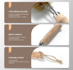CAMPINGMOON SJ-16 Cleaning Brush BBQ Grill Net Copper Wire
