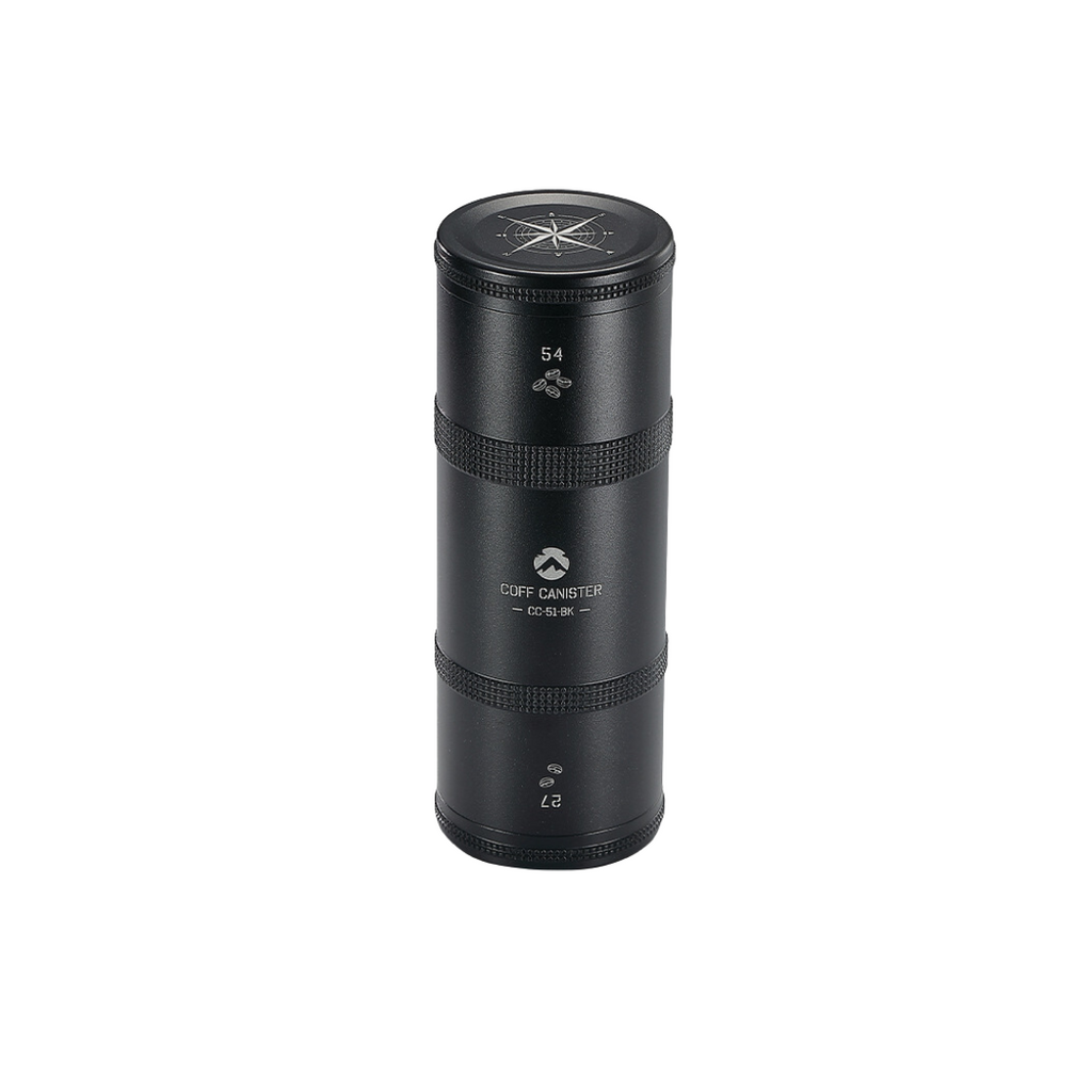 CAMPINGMOON CC-51-BK Medium Coffee Canister 2-Stage