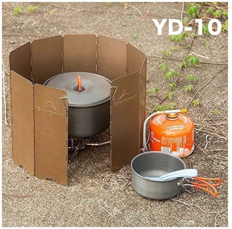 CAMPINGMOON YD-10 Cooking Windshield Aluminium Plate