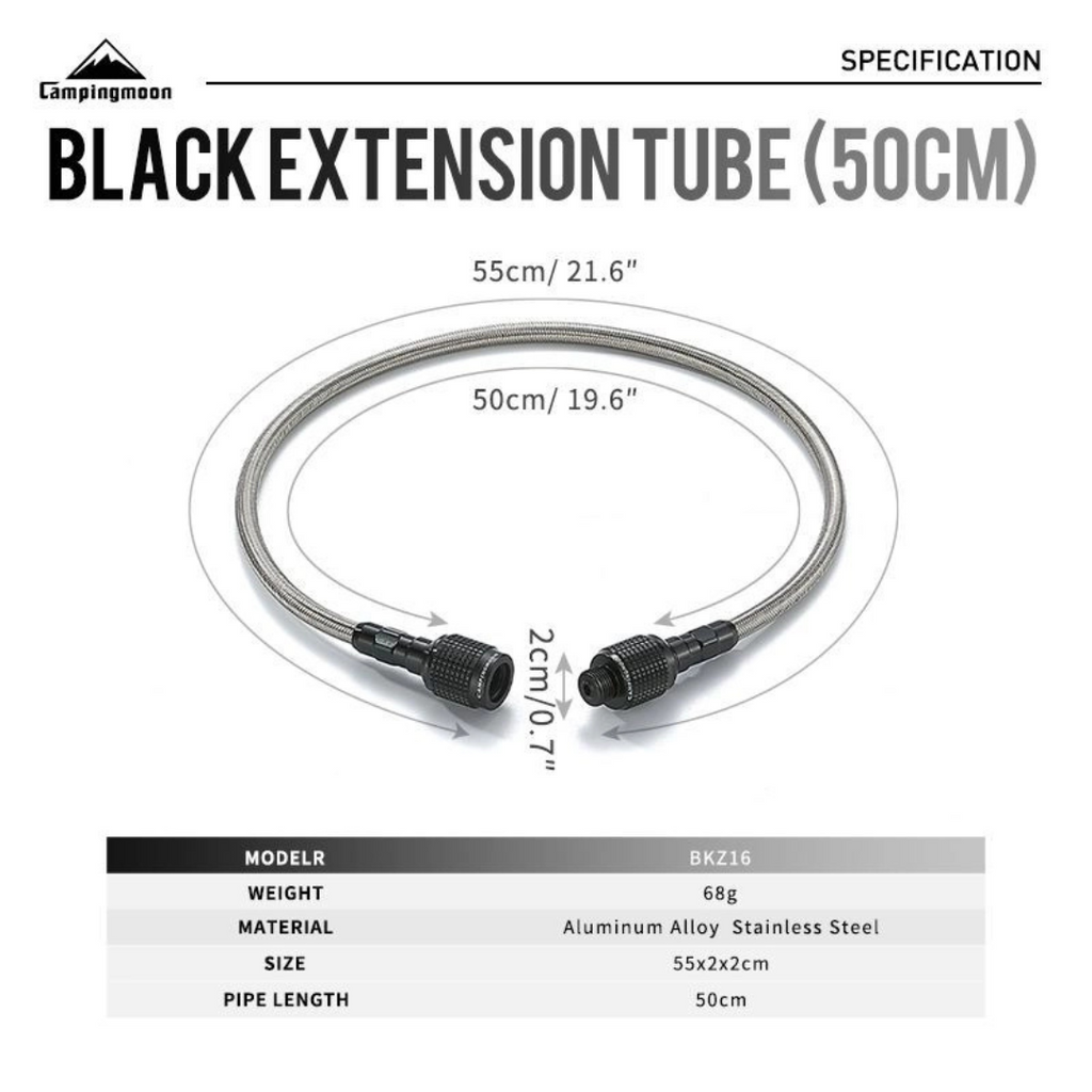 CAMPINGMOON BKZ16 Gas Hose Extender Screw In Type