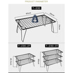 CAMPINGMOON T233 Green Field Rach Mesh Stackable Table
