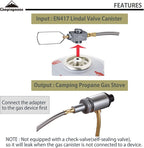 CAMPINGMOON Z29-105 Adapter Propane Gas Extended Hose