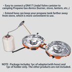 CAMPINGMOON Z29-105 Adapter Propane Gas Extended Hose