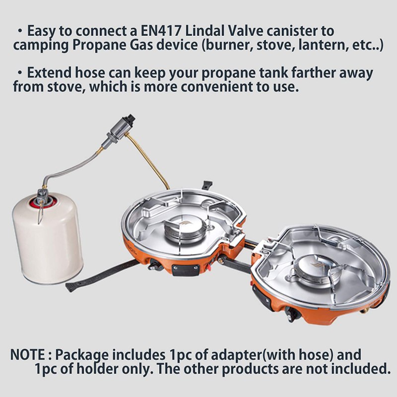 CAMPINGMOON Z29-105 Adapter Propane Gas Extended Hose