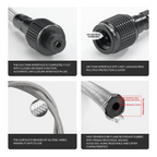 CAMPINGMOON BKZ17 107cm Gas Hose Extender Screw Type