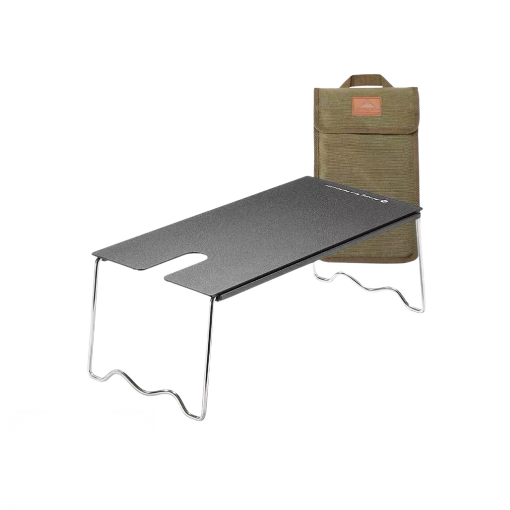 CAMPINGMOON SK-127 Solo Table Plate With Side Slot Stove