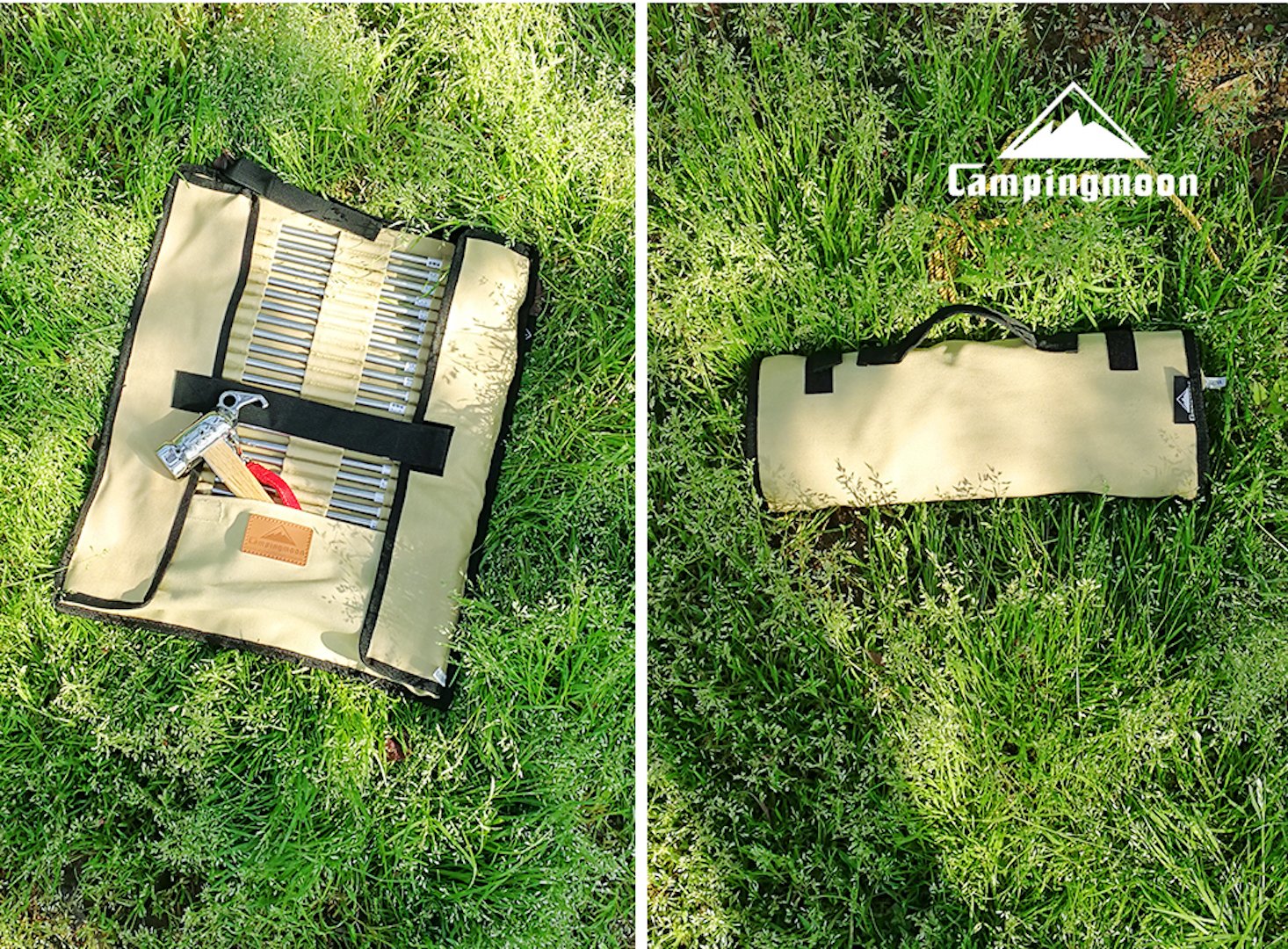 CAMPINGMOON B-135 Large Tent Peg Storage Bag