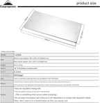 CAMPINGMOON T-2305 Stainless Steel Field Rack Top Plate