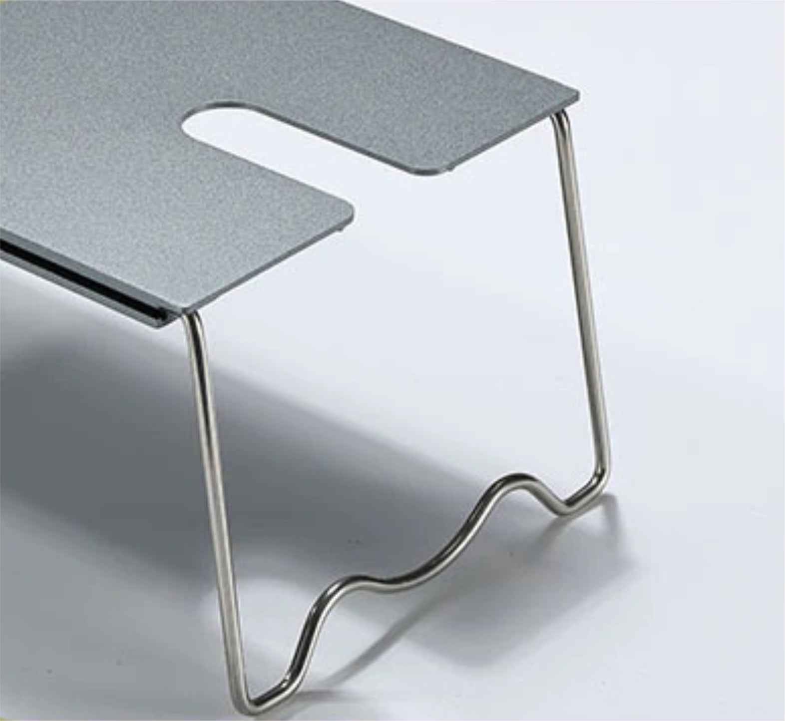 CAMPINGMOON SK-127 Solo Table Plate With Side Slot Stove