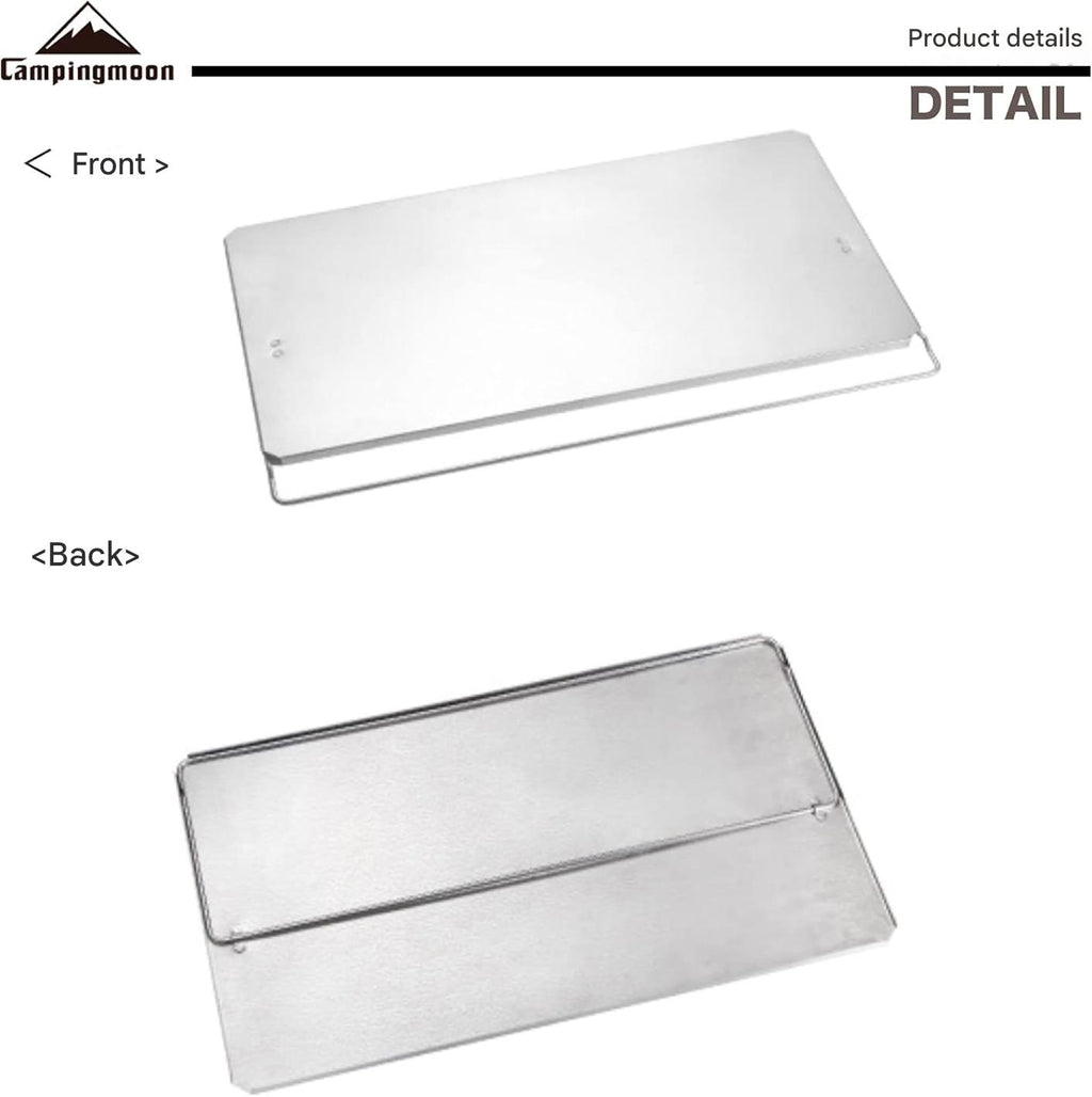 CAMPINGMOON T-2305 Stainless Steel Field Rack Top Plate