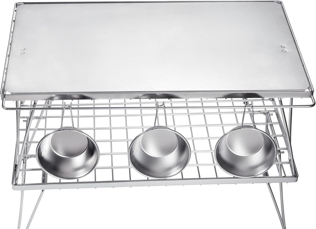 CAMPINGMOON T-2305 Stainless Steel Field Rack Top Plate