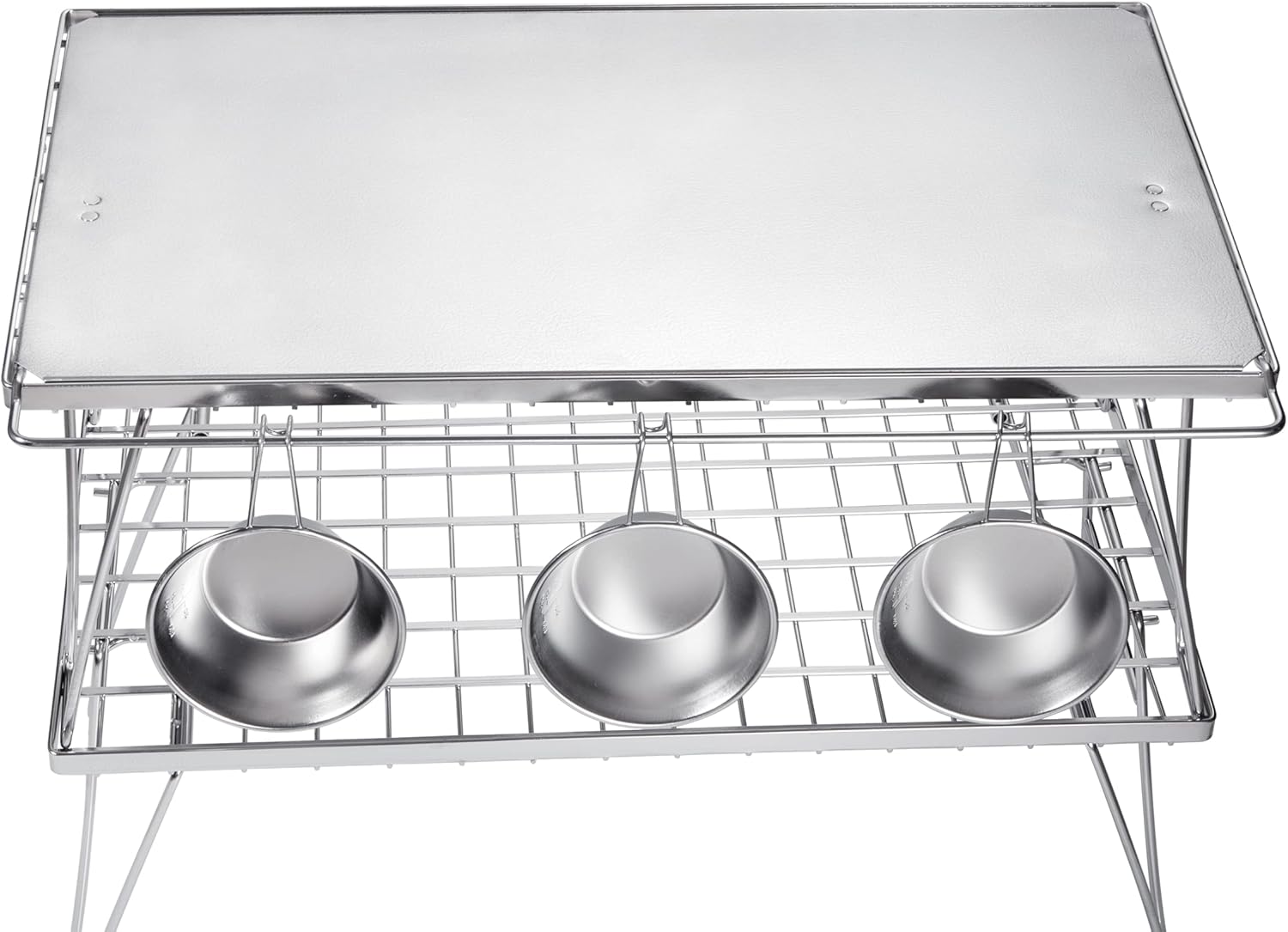 CAMPINGMOON T-2305 Stainless Steel Field Rack Top Plate