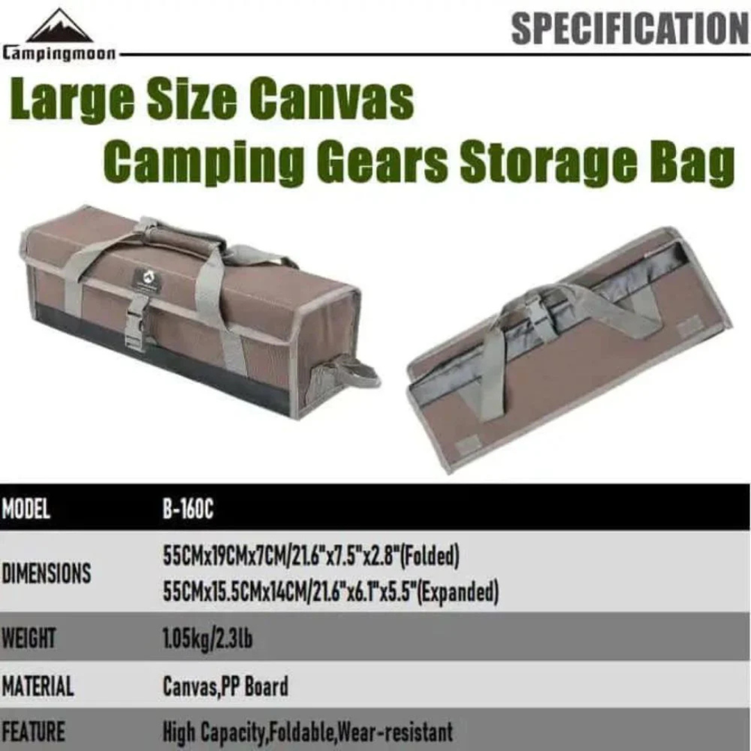 CAMPINGMOON B-160C Large Camping Gear Storage Bag