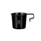 CAMPINGMOON BKS-190 210ml Stainless Steel Black Sierra Cup