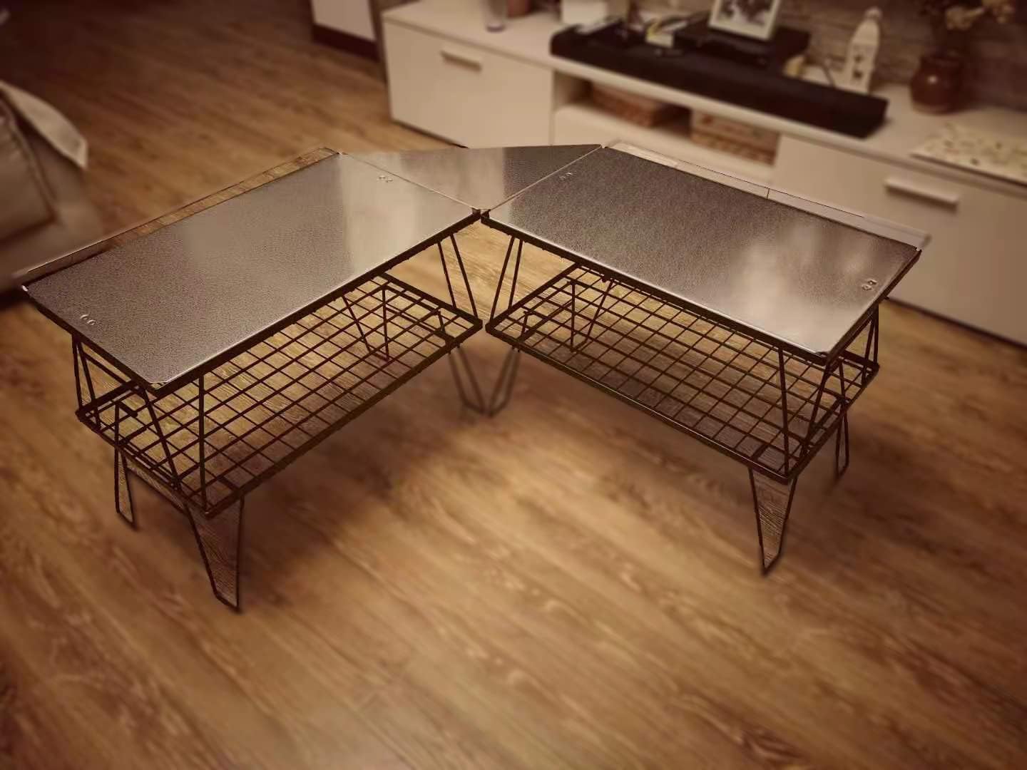 CAMPINGMOON T-2305 Stainless Steel Field Rack Top Plate