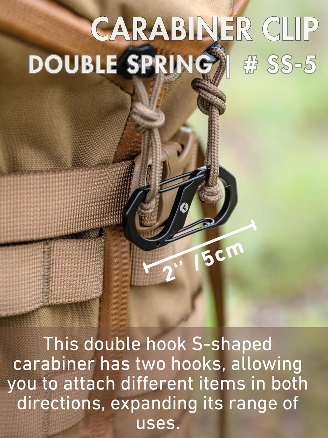 CAMPINGMOON SS-5 S-shaped Buckle Hanging Hook