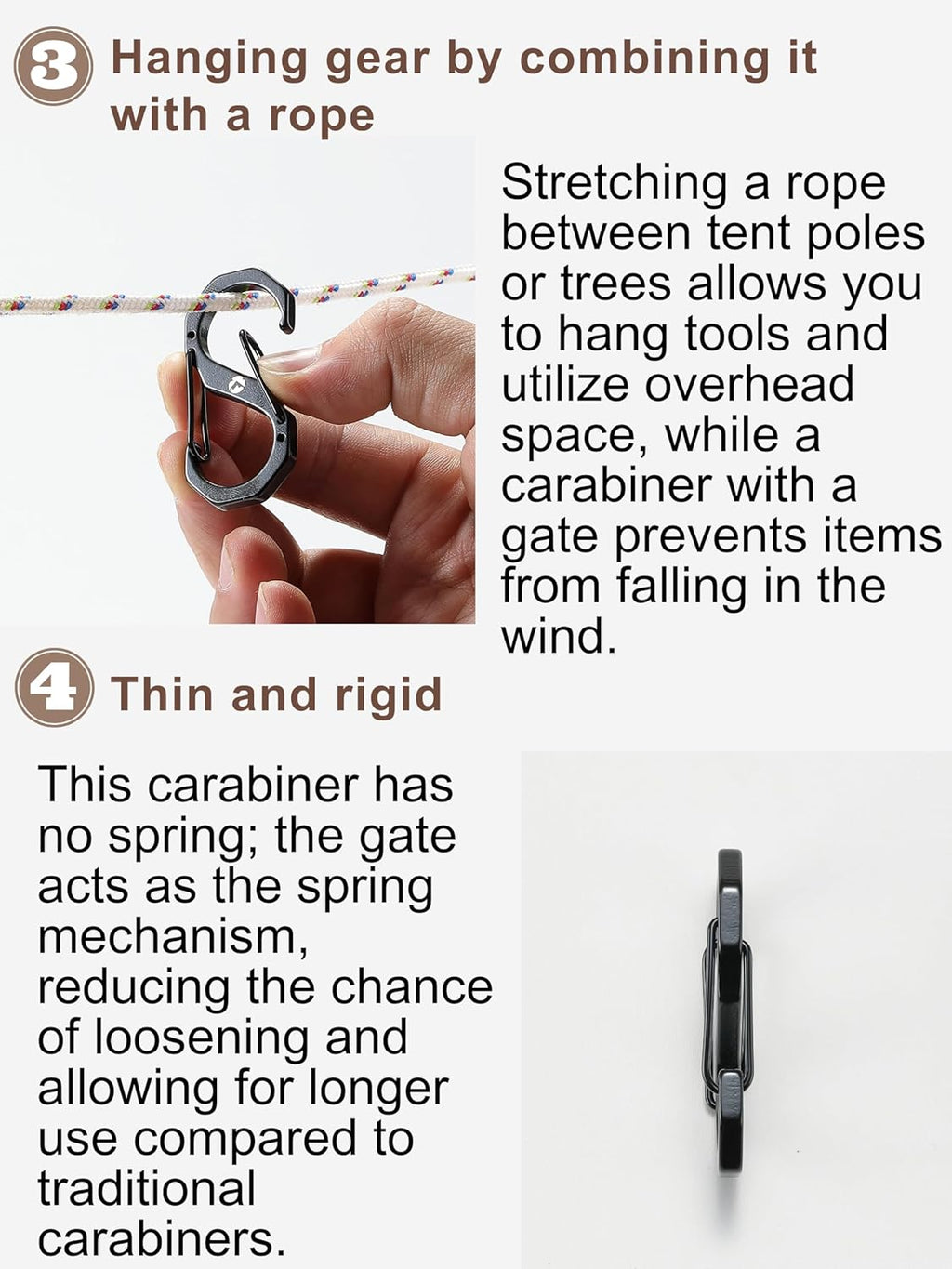 CAMPINGMOON SS-5 S-shaped Buckle Hanging Hook